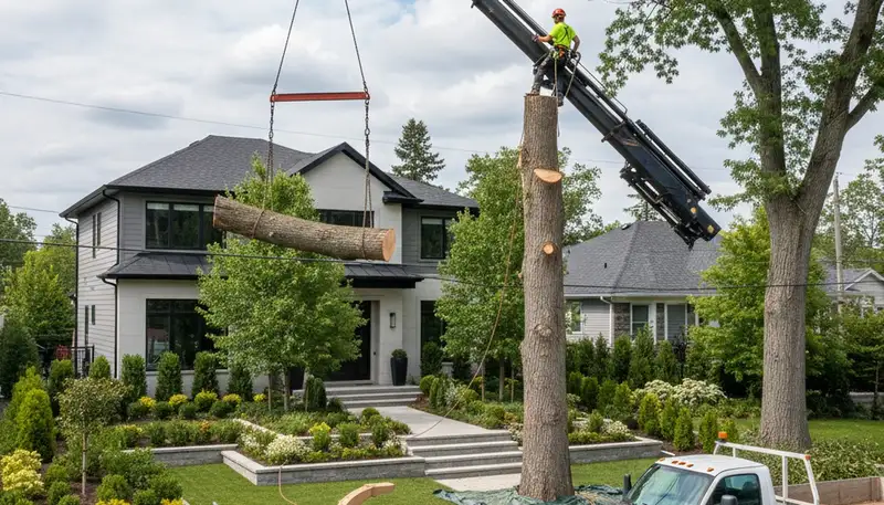 Professional landscaping and tree removal service in Brandon, FL by Chop Chop Tree experts