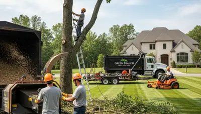 Professional lawn care and tree service in Brandon, FL with expert mowing and yard maintenance