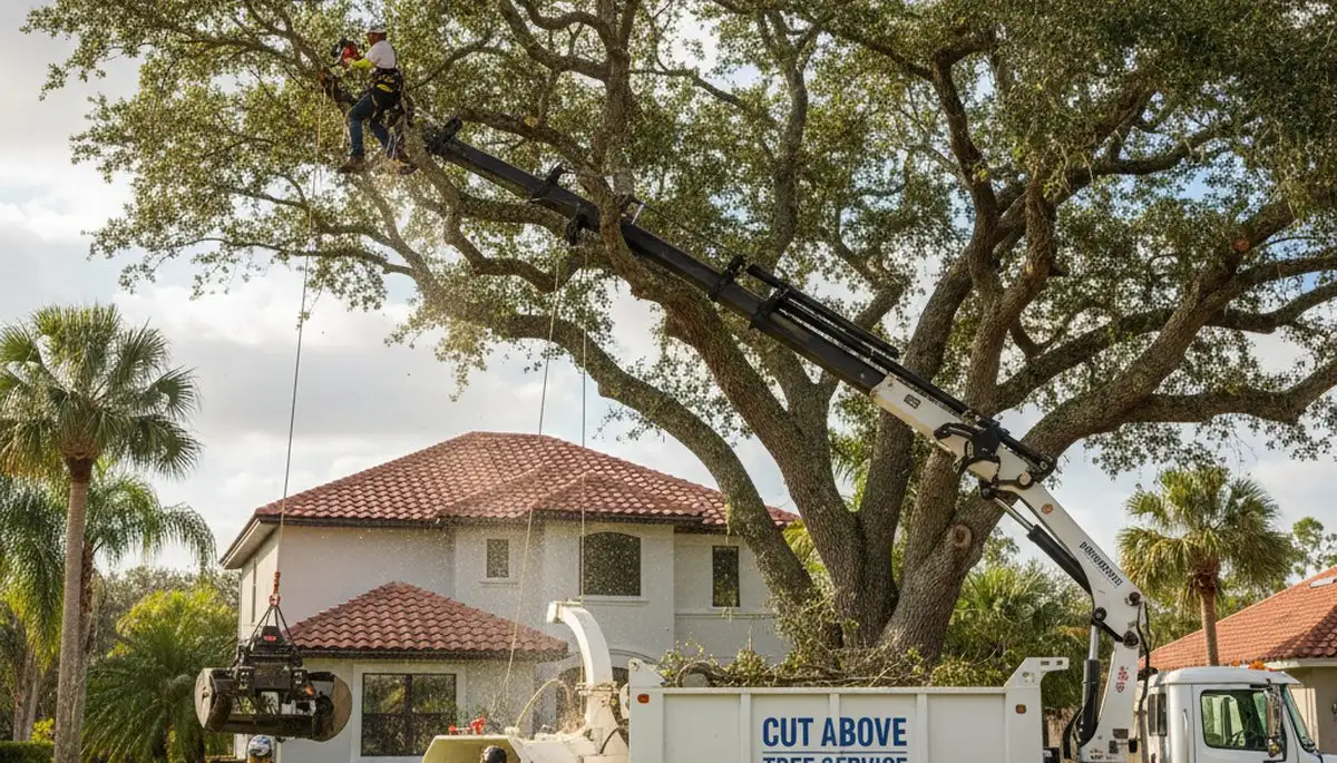 Professional tree removal service in Brandon, FL by local certified arborists