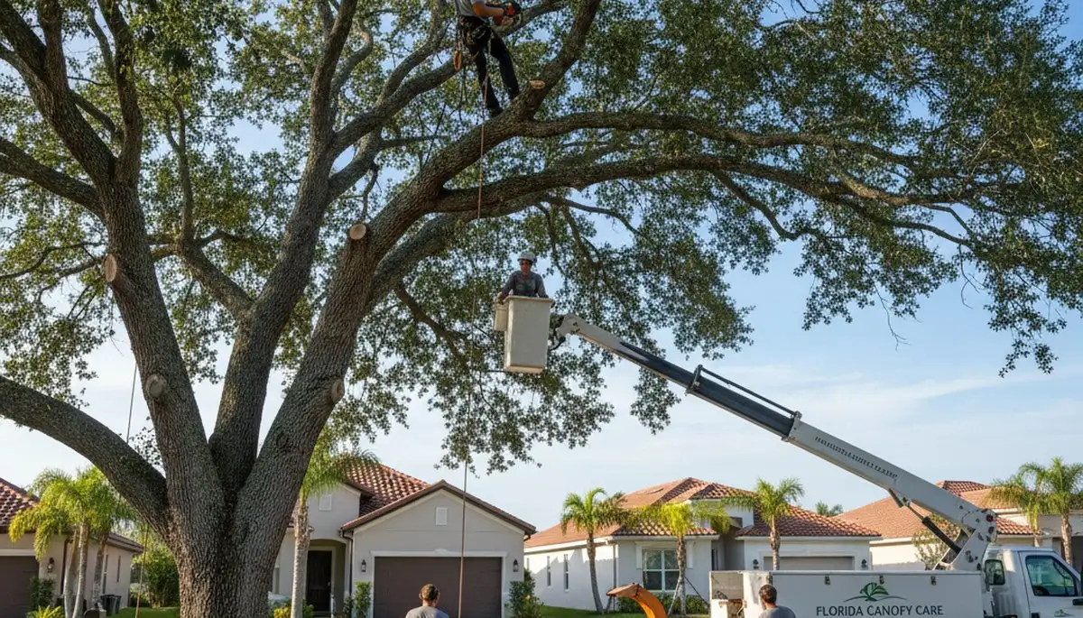 Professional tree removal service in Brandon, FL by certified arborists